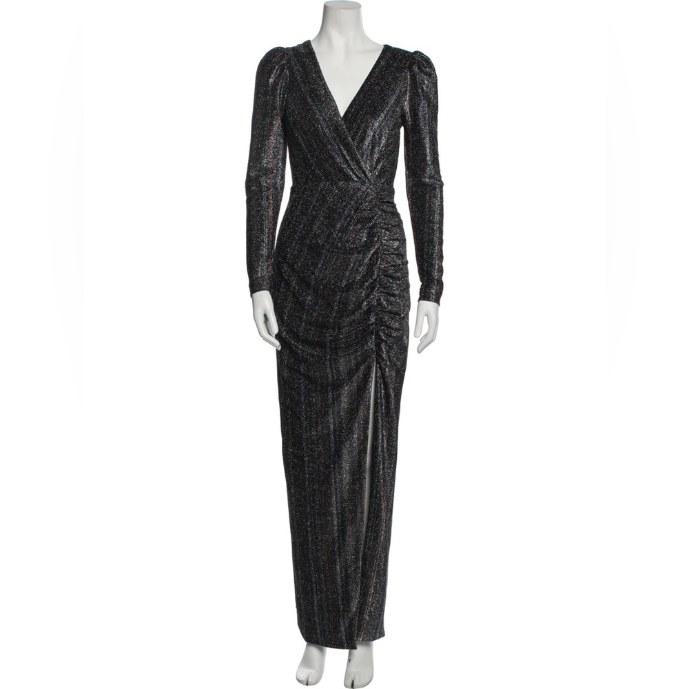 ML MONIQUE LHUILLIER V-Neck Ling Dress
